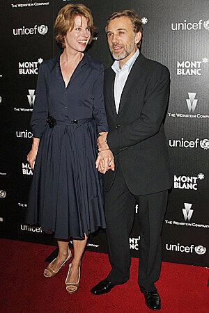Schauspieler Christoph Waltz und seine Frau Judith Holst