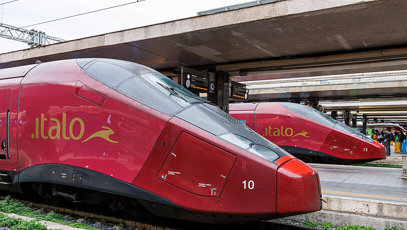Ein Hochgeschwindigkeitszug von Italo. Der Betreiber w&uuml;rde gerne auch Strecken ab M&uuml;nchen bedienen. Eine wichtige H&uuml;rde wurde jetzt genommen