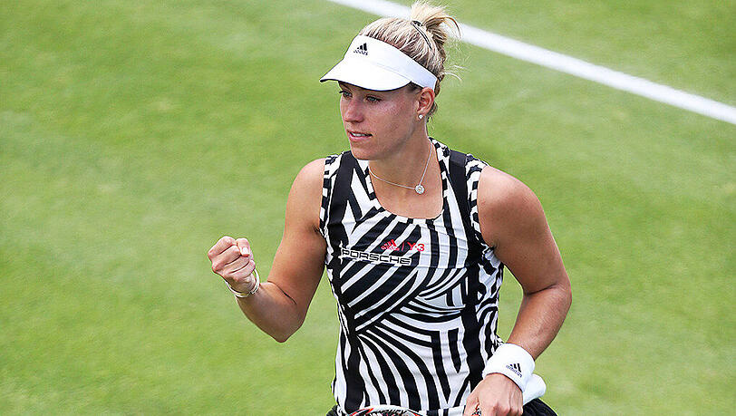 Für Angelique Kerber ist es der erste Viertelfinaleinzug seit ihrem Turniersieg im April in Stuttgart. Für Angelique Kerber ist es der erste Viertelfinaleinzug seit ihrem Turniersieg im April in Stuttgart.