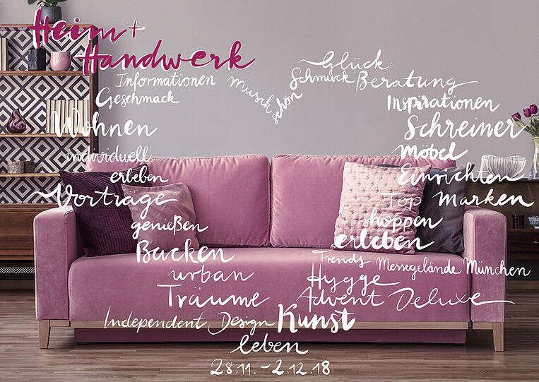 Auf der Heim+Handwerk gibt es alles was das Herz begehrt, um das eigene Zuhause gemütlich einzurichten