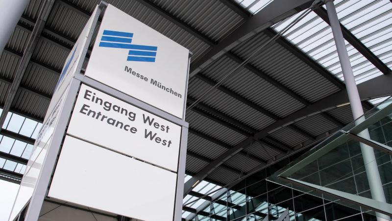 Der Eingang West zum Gelände der Messe München. Foto: Sven Hoppe/dpa/Symbolbild Der Eingang West zum Gelände der Messe München. Foto: Sven Hoppe/dpa/Symbolbild