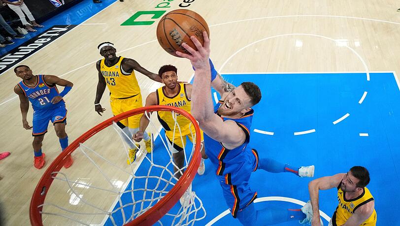 Isaiah Hartenstein und die Oklahoma City Thunder flogen am Ende zum Titel.