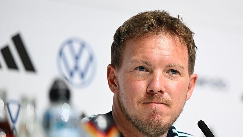 Julian Nagelsmann bei der Auftakt-Pressekonferenz in Herzogenaurach. Julian Nagelsmann bei der Auftakt-Pressekonferenz in Herzogenaurach.