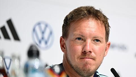 Julian Nagelsmann bei der Auftakt-Pressekonferenz in Herzogenaurach.