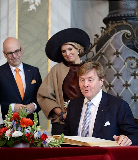 Königin Máxima und König Willem-Alexander der Niederlande in Lübeck
