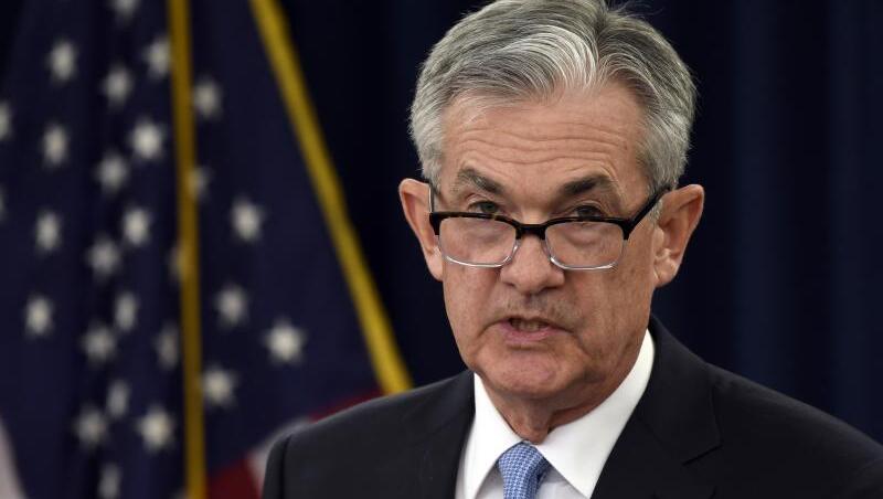 Jerome Powell, US-Notenbankchef, spricht während einer Pressekonferenz. Jerome Powell, US-Notenbankchef, spricht während einer Pressekonferenz.