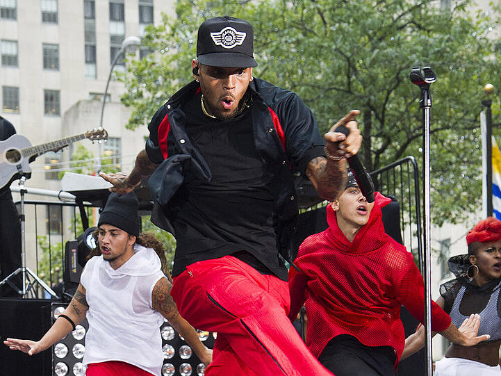 Chris Brown bei einem Auftritt in der "Today Show" im Jahr 2013