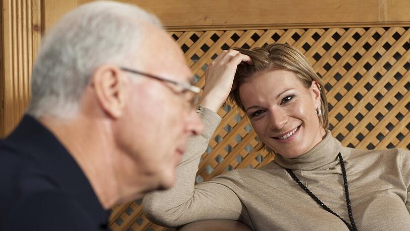 "Vom Aussehen her wie ein Hollywood-Star": Maria Höfl-Riesch über die Ausstrahlung des Kaisers und seine Wirkung auf die Damenwelt.