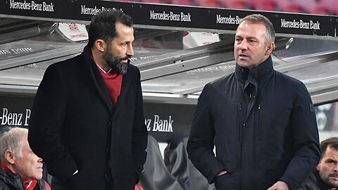 Verantwortlich für Transfers beim FC Bayern: Hasan Salihamidzic (l.) und Hansi Flick.