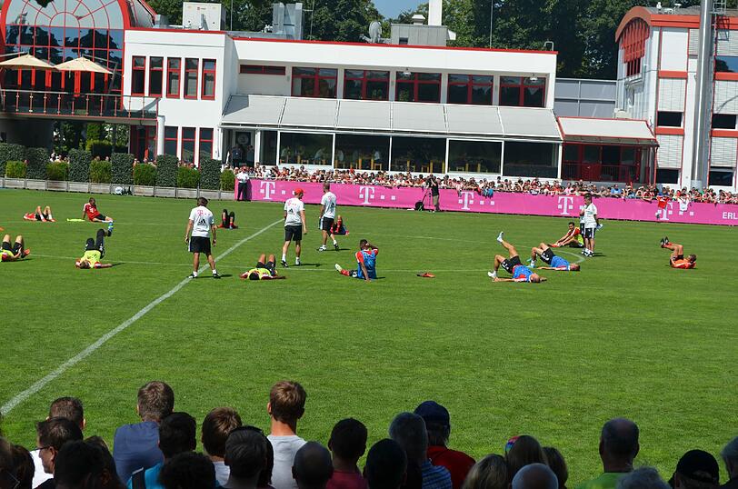 Die weiteren Bilder vom Mittwochstraining an der Säbener Straße.