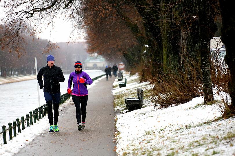 Schnee in München. Die Bilder.