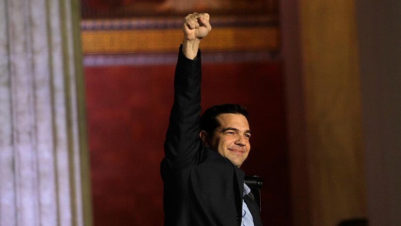 Alexis Tsipras, Kopf der Syriza-Partei, legte in Athen seinen Eid als griechischer Ministerpräsident ab. Alexis Tsipras, Kopf der Syriza-Partei, legte in Athen seinen Eid als griechischer Ministerpräsident ab.
