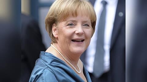 Wagnerianerin Angela Merkel 2008 in Bayreuth.