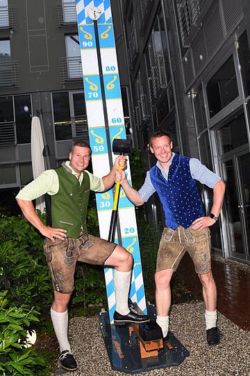 Johannes Lochner (l.) und Felix Loch.