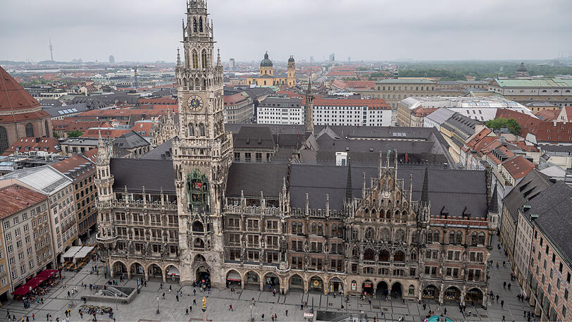 Das Rathaus in der Münchner Innenstadt.
