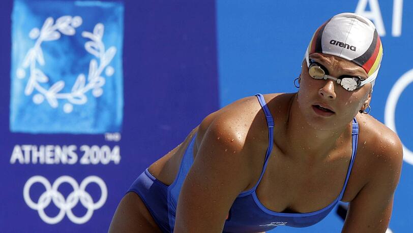 Im Schwimmbecken machte Franzi van Almsick so schnell niemand etwas vor. 2004 beendete sie ihre Profikarriere.