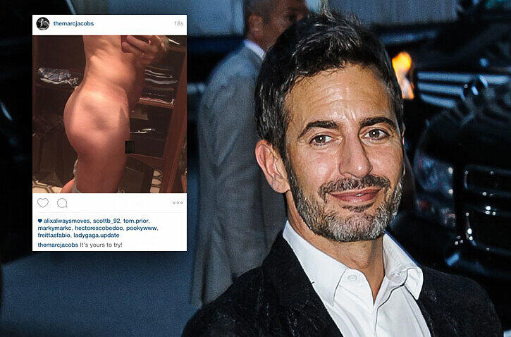 Eigentlich wollte Marc Jacobs das pikante Spiegel-Selfie in einer privaten Nachricht verschicken, doch der Designer lud es aus Versehen bei Instagram hoch.