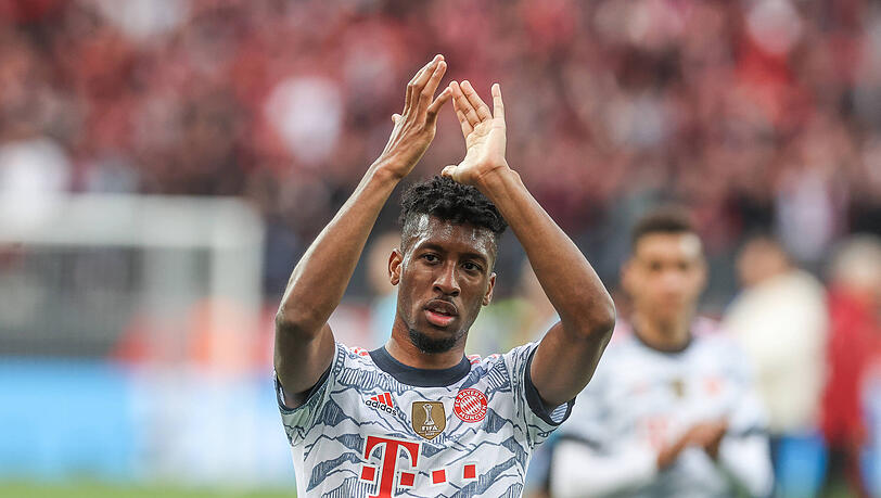 Kingsley Coman hat seinen Vertrag beim FC Bayern bis 2027 verlängert.