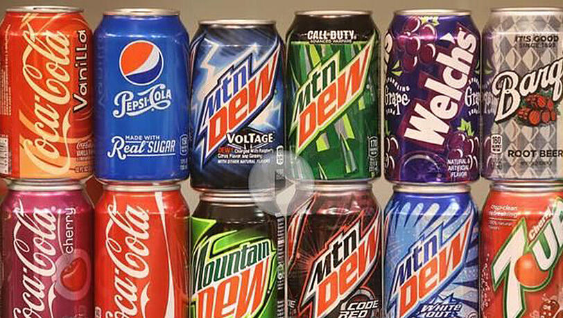 Softdrinks sind lecker, aber ungesund.