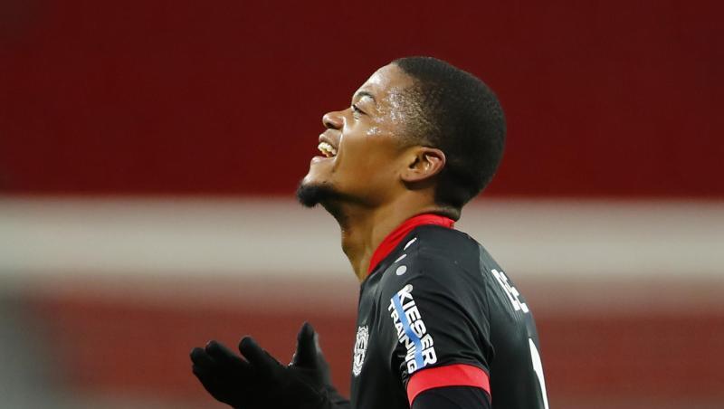 Leon Bailey erzielte die ersten beiden Leverkusener Treffer.