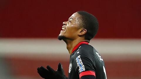 Leon Bailey erzielte die ersten beiden Leverkusener Treffer.