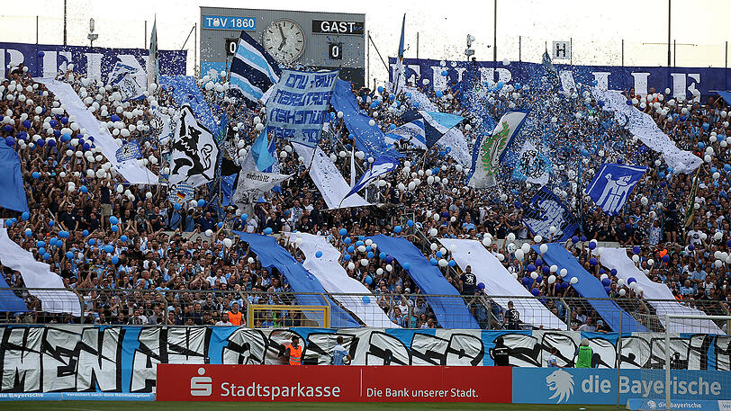 Fast immer vollständig ausverkauft: das Grünwalder Stadion bei Heimspielen des TSV 1860 München.