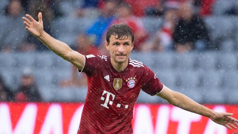 Bayerns Thomas Müller möchte weiter für die deutsche Nationalmannschaft auflaufen.