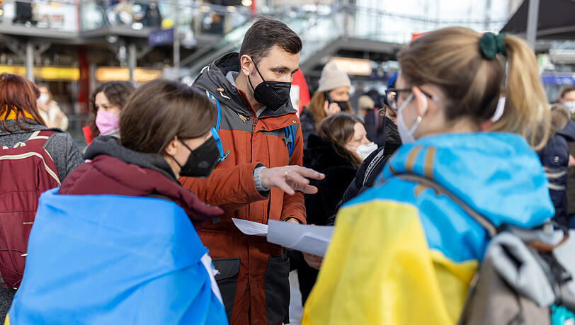 Täglich kommen Hunderte Geflüchtete aus der Ukraine in München und Bayern an.