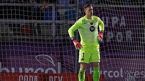 Marc-Andr&eacute; ter Stegen verl&auml;sst wohl den FC Barcelona. (Archivbild)