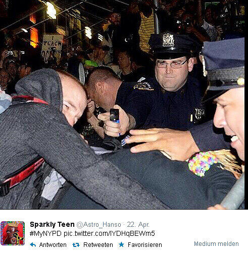 Die AZ zeigt die brutalsten Twitter-Bilder zum Hashtag #myNYPD!