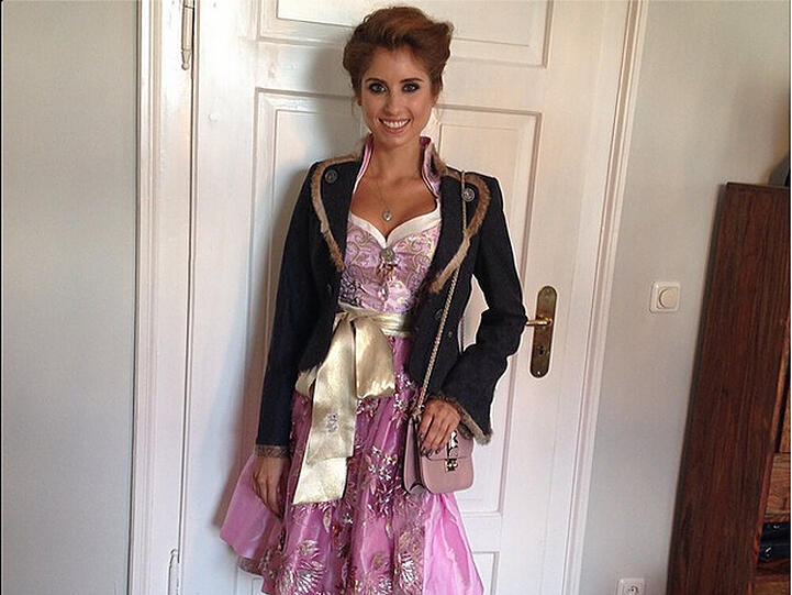 Cathy Fischer hat das perfekte Wiesn-Outfit gefunden