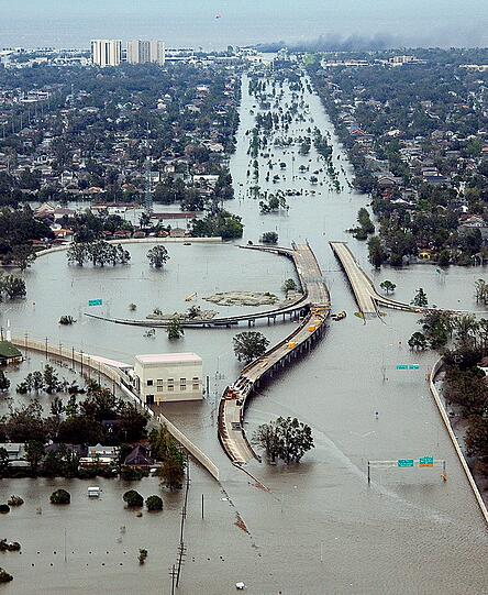Zu den betroffenen Bundesstaaten gehörten Florida, Louisiana (besonders der Großraum New Orleans), Mississippi, Alabama und Georgia.
