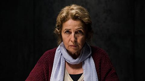 Michaela May in ihrer Rolle der Patientenmörderin Marianne Löhr
