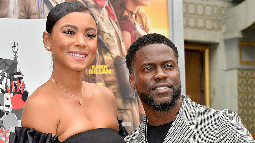 Kevin Hart mit seiner Ehefrau Eniko bei einem Auftritt in Los Angeles