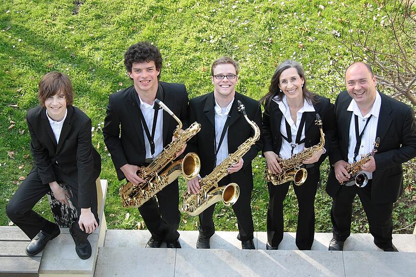 Das Saxofon-Quartett Saxojón.