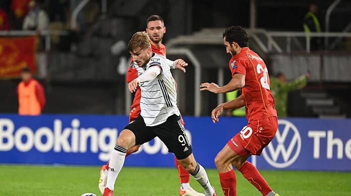 Endlich erfolgreich: DFB-Stürmer Timo Werner trifft wieder.