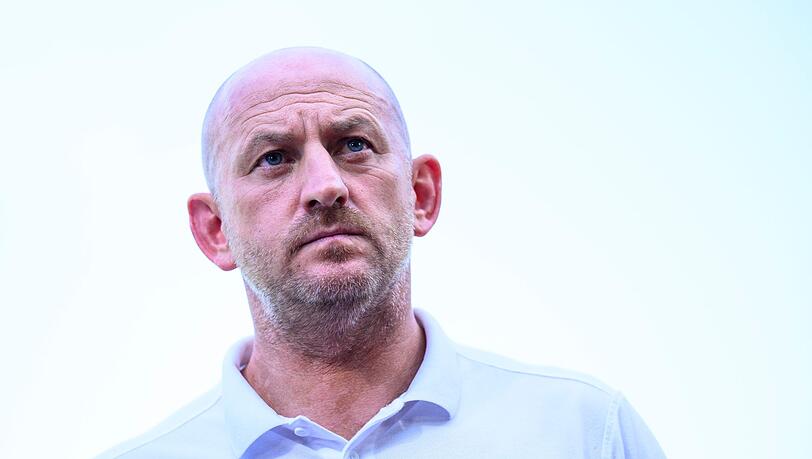 Darmstadts Trainer Torsten Lieberknecht vor dem Spiel gegen FC Ausgburg.