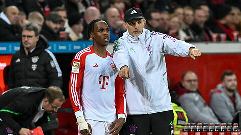 Super-Talent Mathys Tel hat bei FC-Bayern-Trainer Thomas Tuchel derzeit einen schweren Stand.
