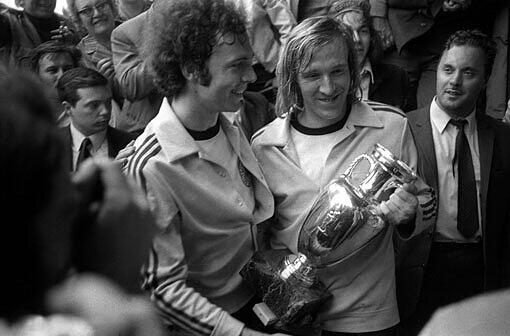Europameister 1972: Franz Beckenbauer (l.) und Günter Netzer.