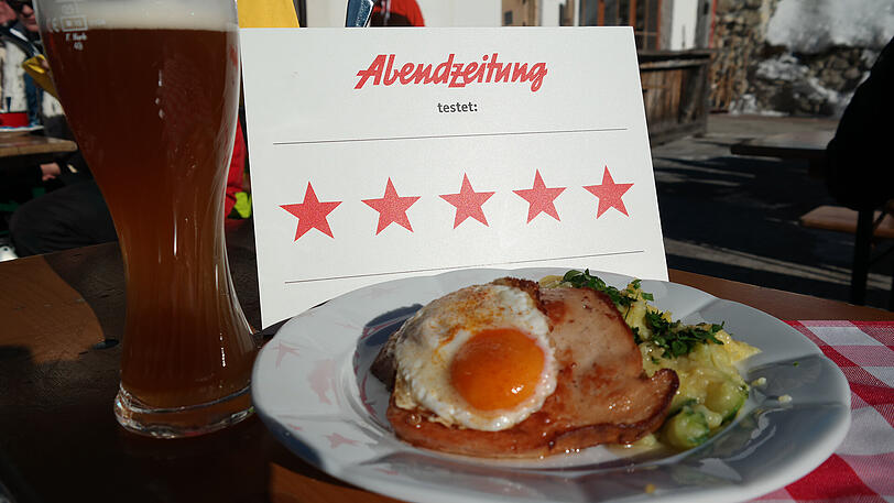 In der Speck-Alm gibt's für das kulinarische Angebot satte fünf Sterne.