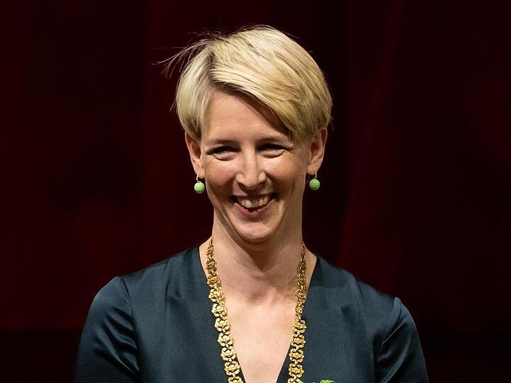 Katrin Habenschaden (Bündnis90/Die Grünen) lächelt. Foto: Sven Hoppe/dpa