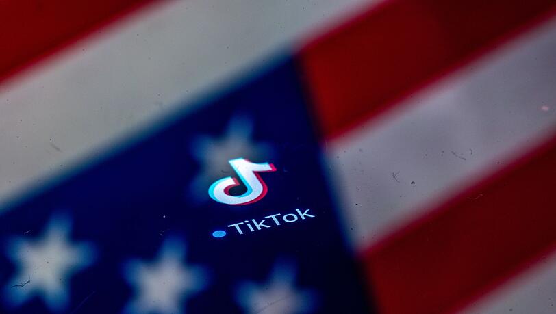Nach dem US-Gesetz dürfte Tiktok eigentlich nicht mehr in den USA verfügbar sein. (Archivbild)