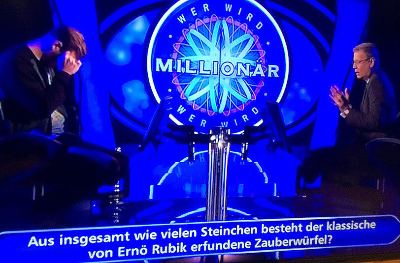 Unter Tränen zum Millionär: Leon Windscheid hat den Hauptgewinn bei Günther Jauchs Quiz geknackt. Dafür brauchte er aber die Hände des Moderators.