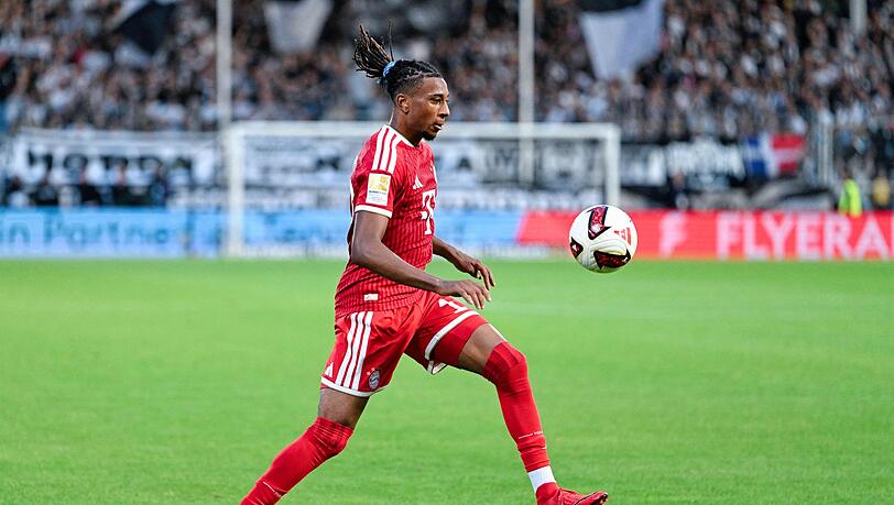 Bayern-Star Michael Olise ist bei europäischen Topclubs heiß begehrt. (Archivbild) Bayern-Star Michael Olise ist bei europäischen Topclubs heiß begehrt. (Archivbild)