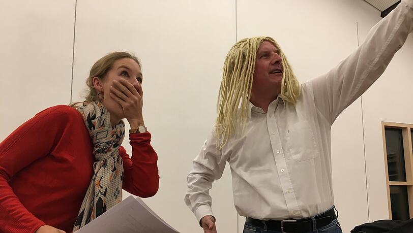 So sehen die Proben beim Theater Nikola aus. So sehen die Proben beim Theater Nikola aus.