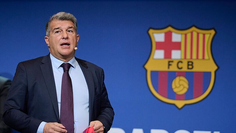 Der Präsident des FC Barcelona: Joan Laporta.