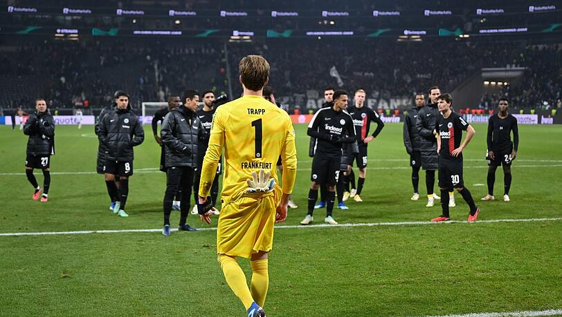 Torwart Kevin Trapp und die Frankfurter Eintacht unterlagen PAOK Saloniki mit 1:2.