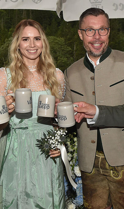 Anika Neuer mit Johannes Rabl