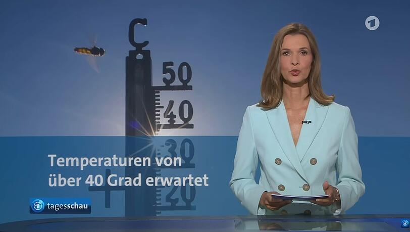 "Tagesschau"-Sprecherin Julia Niharika-Sen bei der 20-Uhr-Ausgabe: Klimathemen werden im öffentlich-rechtlichen Fernsehen immer seltener aufgegriffen. "Tagesschau"-Sprecherin Julia Niharika-Sen bei der 20-Uhr-Ausgabe: Klimathemen werden im öffentlich-rechtlichen Fernsehen immer seltener aufgegriffen.