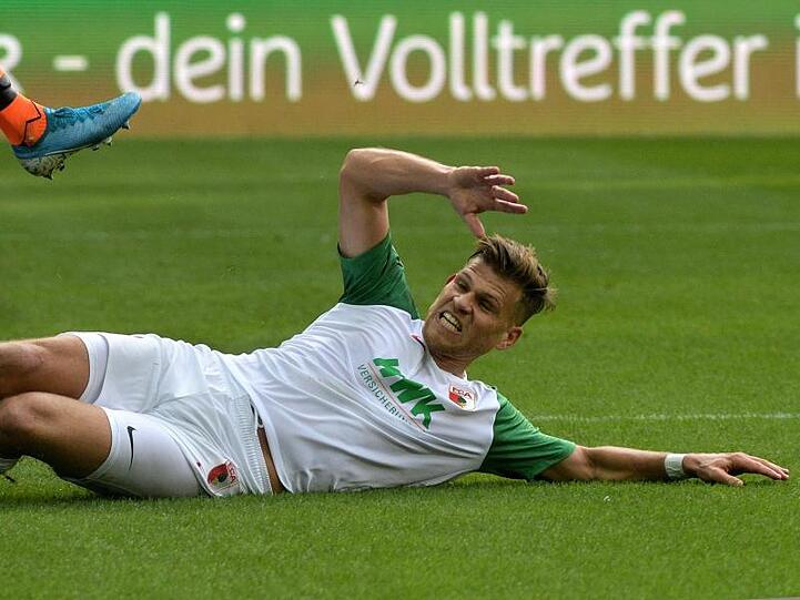 Augsburgs Florian Niederlechner. Foto: Stefan Puchner/dpa/Archivbild